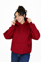 Oversized Travel Hoodie (Burgundy)
