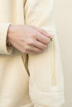 Oversized Travel Hoodie (Cream)