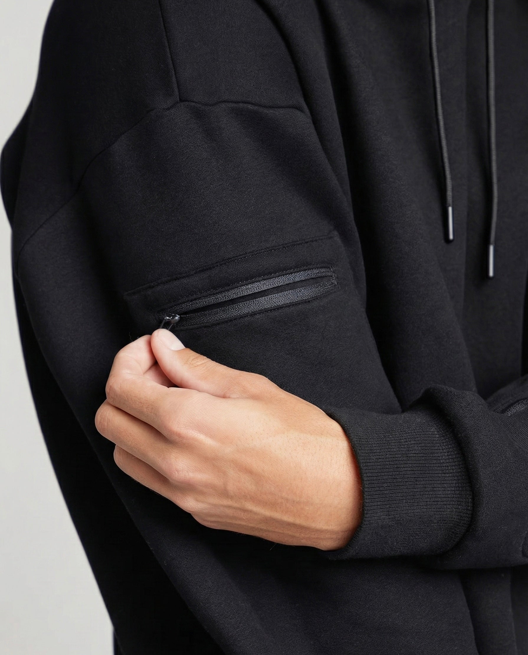 Oversized Travel Hoodie (Black)