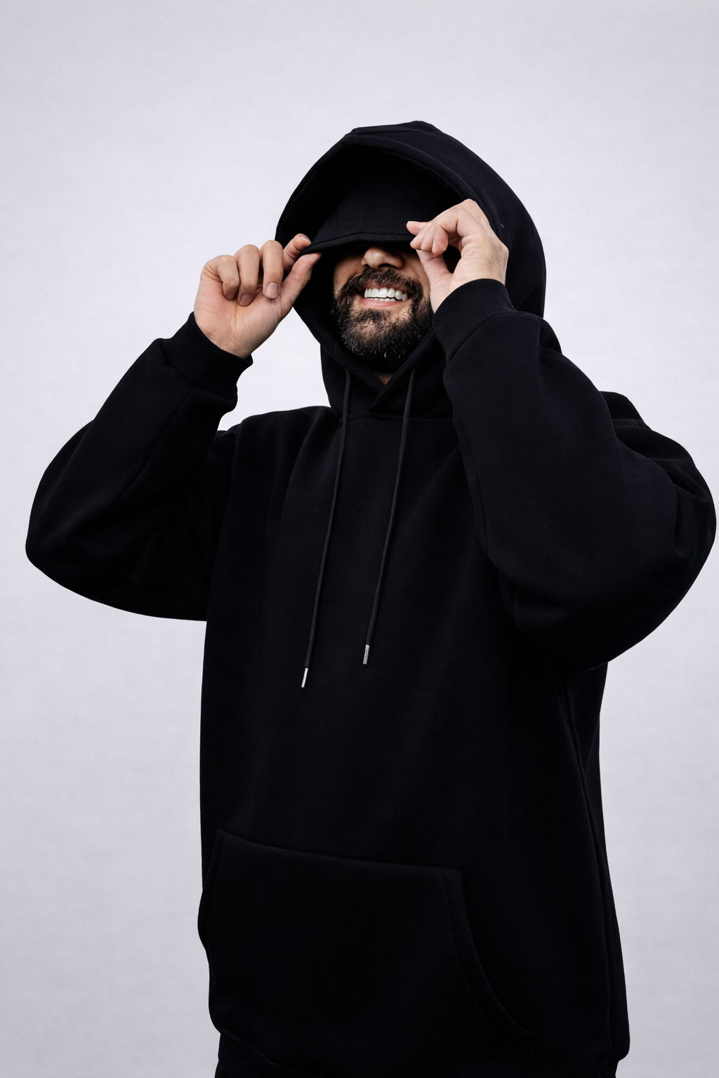 Oversized Travel Hoodie (Black)