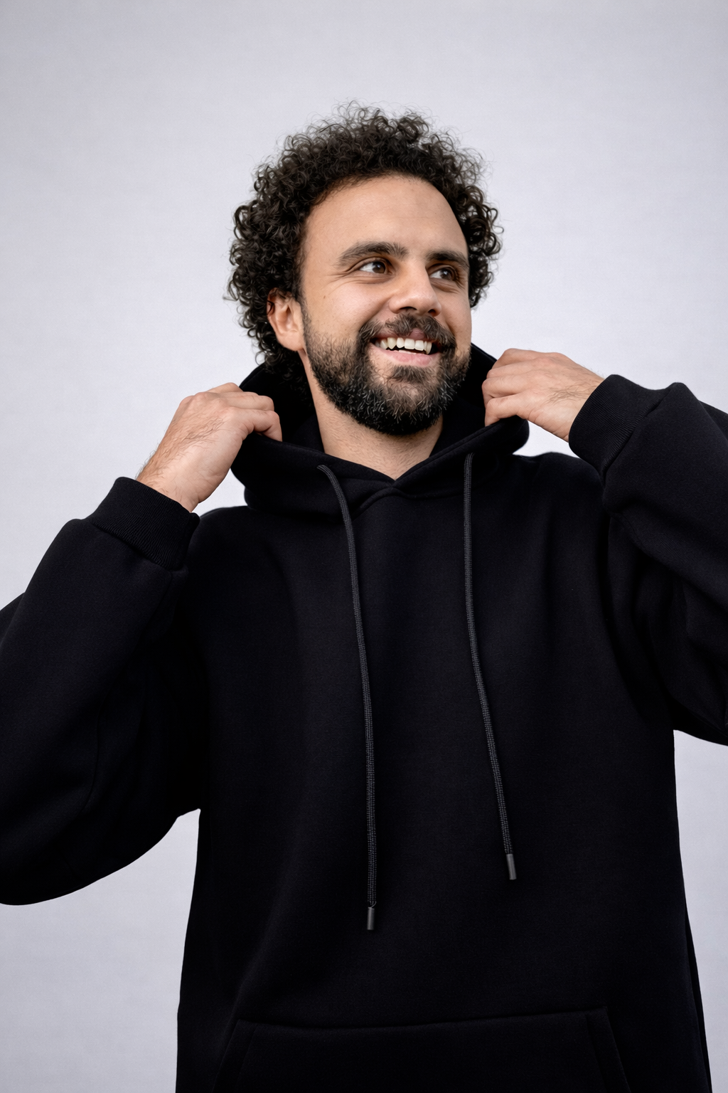 Oversized Travel Hoodie (Black)